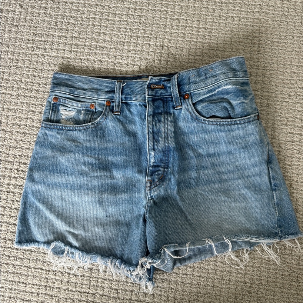 Madewell Relaxed Denim Shorts Size 27